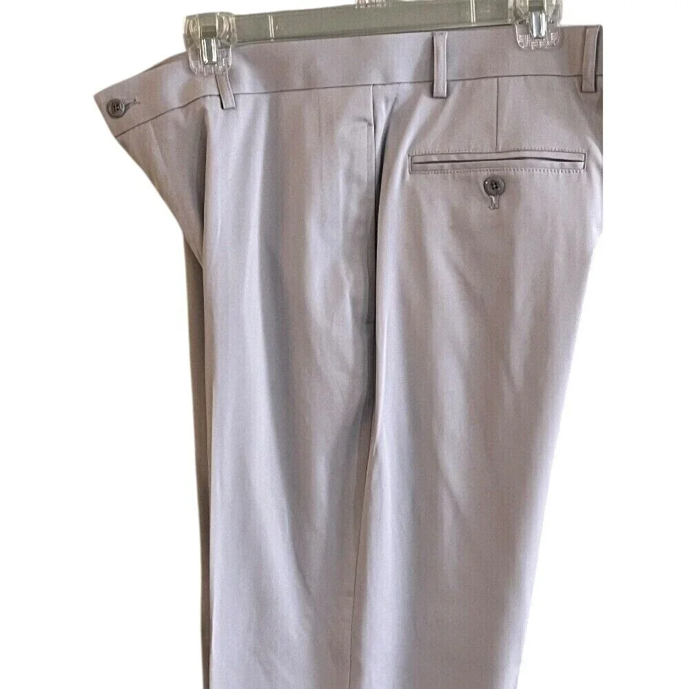 Slazenger Men's Golf Pants Light Weight Gray 34x34 Poly Spandex NWOT